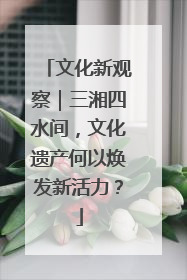 文化新观察｜三湘四水间，文化遗产何以焕发新活力？